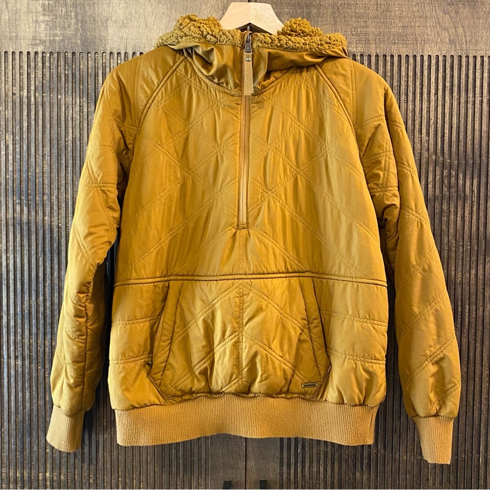Prana quilted pullover jacket- size M